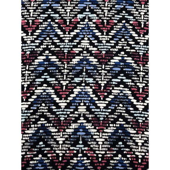 Chicos Geometric Print A Line Dress Size 3 16/18 XL Career Stretch Knit Mature - Picture 3 of 10